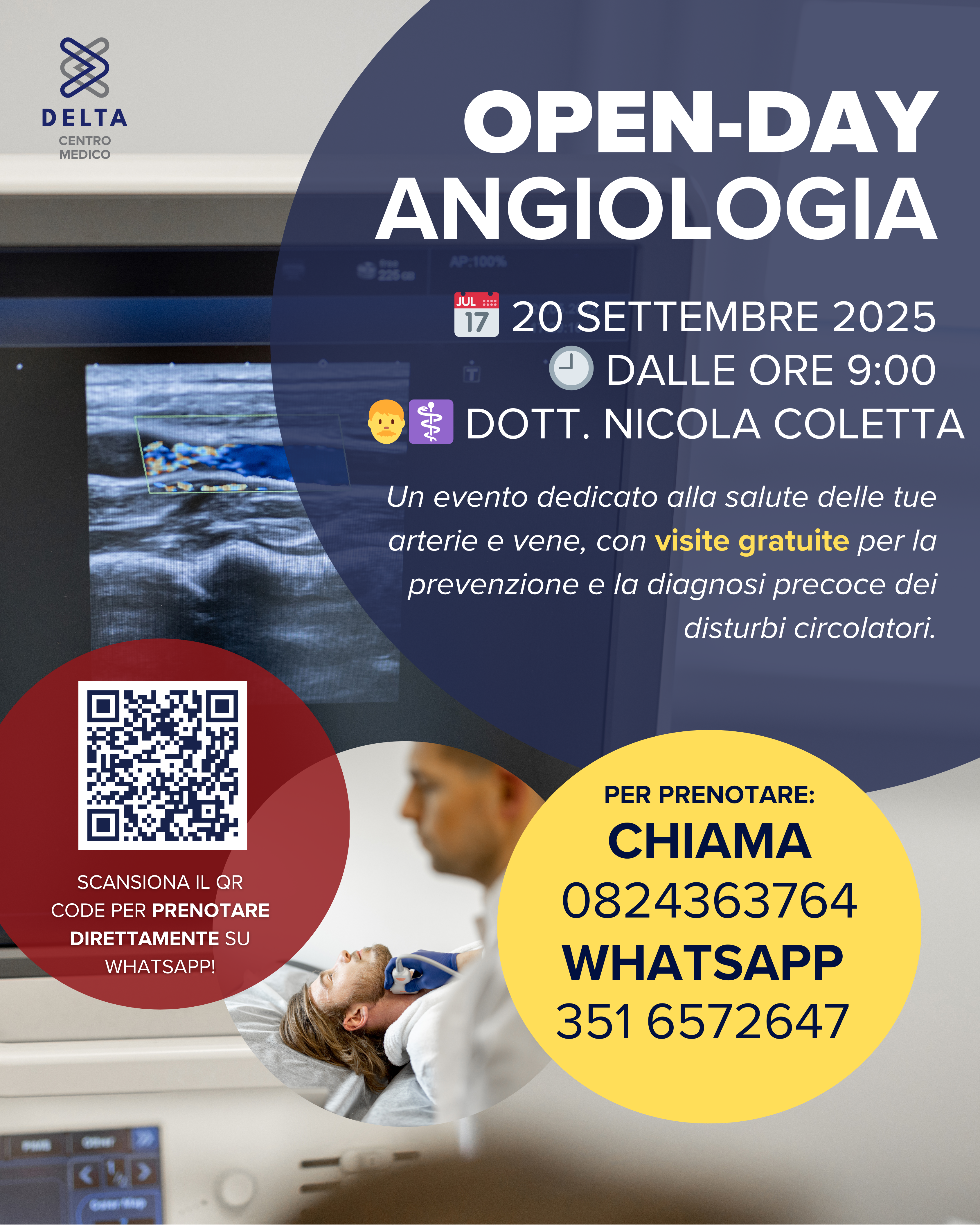 Open Day Angiologia – Visite Gratuite il 20 Settembre 2025